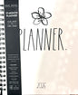 New Rae Dunn 2025/2026 Planner white/black Lily. Spiral bound, hardback
