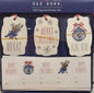 New Rae Dunn blue Christmas gift tag & sticker boxed set