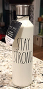 New Rae Dunn hot/cold drink bottle STAY STRONG