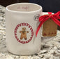 New Rae Dunn white ceramic gingerbread Christmas coffee mug OH SNAP