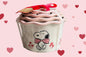 New Rae Dunn x Peanuts Snoopy heart valentine 2025 measuring cup set