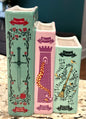 New ceramic book vase planter decor 3-stacked set