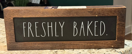 New Rae Dunn wood sign decor FRESHLY BAKED