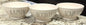 New Rae Dunn white ceramic 3-piece bowl set RAMEN, NOODLES, SOUP