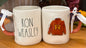 New Rae Dunn x Harry Potter ceramic double sided coffee mug RON WEASLEY