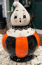 New release Joanna Parker ceramic Halloween Gus canister cookie jar decor 9x6