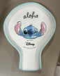New Rae Dunn x Lilo & Stitch  ceramic spoon rest ALOHA