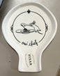 New release Rae Dunn x Pixar’s Ratatouille ceramic spoon  meets OUI, CHEF