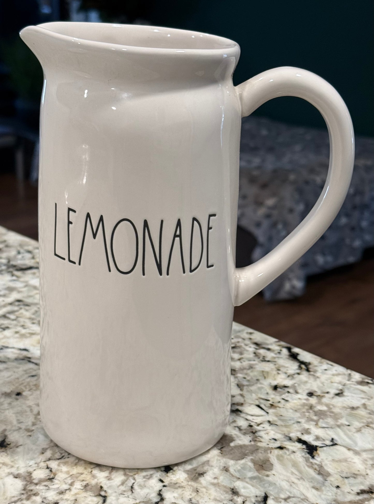 New Rae Dunn ceramic LEMONADE farmhouse pitcher
