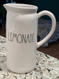 New Rae Dunn ceramic LEMONADE farmhouse pitcher