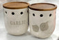 New release Rae Dunn ceramic GARLIC cellar
