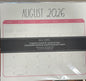 New Rae Dunn magnetic monthly tear off calendar 17-month 2026-2027