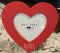 New Rae Dunn wood heart NANA photo frame 5x5 insert