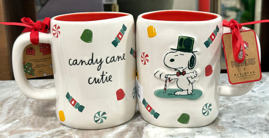 New Rae Dunn x Peanuts Snoopy ceramic coffee mug