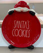 New Rae Dunn ceramic Christmas cookie plate SANA’S COOKIES 🍪