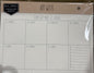 New Rae Dunn 8x10 weekly  2026-2027 gold MY WEEK tear off calendar