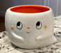 New white ceramic Halloween ghost candy bowl