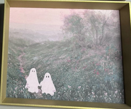 New viral Ghost flower fields picture decor