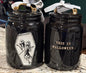 New Rae Dunn x Nightmare before Christmas black iridescent canister Jack and Sally THIS IS HALLOWEEN.