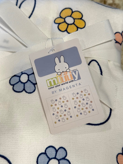 New Miffy by Magenta Easter white ceramic floral canister and 2-piece towel set