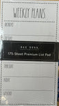 New Rae Dunn 175 page notepad WEEKLY PLANS