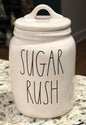 New Rae Dunn ceramic 6” canister HTF! SUGAR RUSH