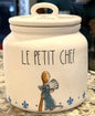 New Rae Dunn xPixar’s white ceramic Ratatouille canister LE PETITE CHEF