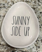 New Rae Dunn ceramic SUNNY SIDE UP egg plate