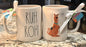 New Rae Dunn x Scooby Doo  white ceramic coffee mug RUH ROH! Sitting Scooby