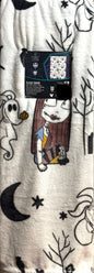 New Nightmare before Christmas white 50x70 Jack & Sally throw blanket