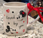 New Rae Dunn x Disney’s Micky Mouse ceramic coffee mug LOVED BY YOU
