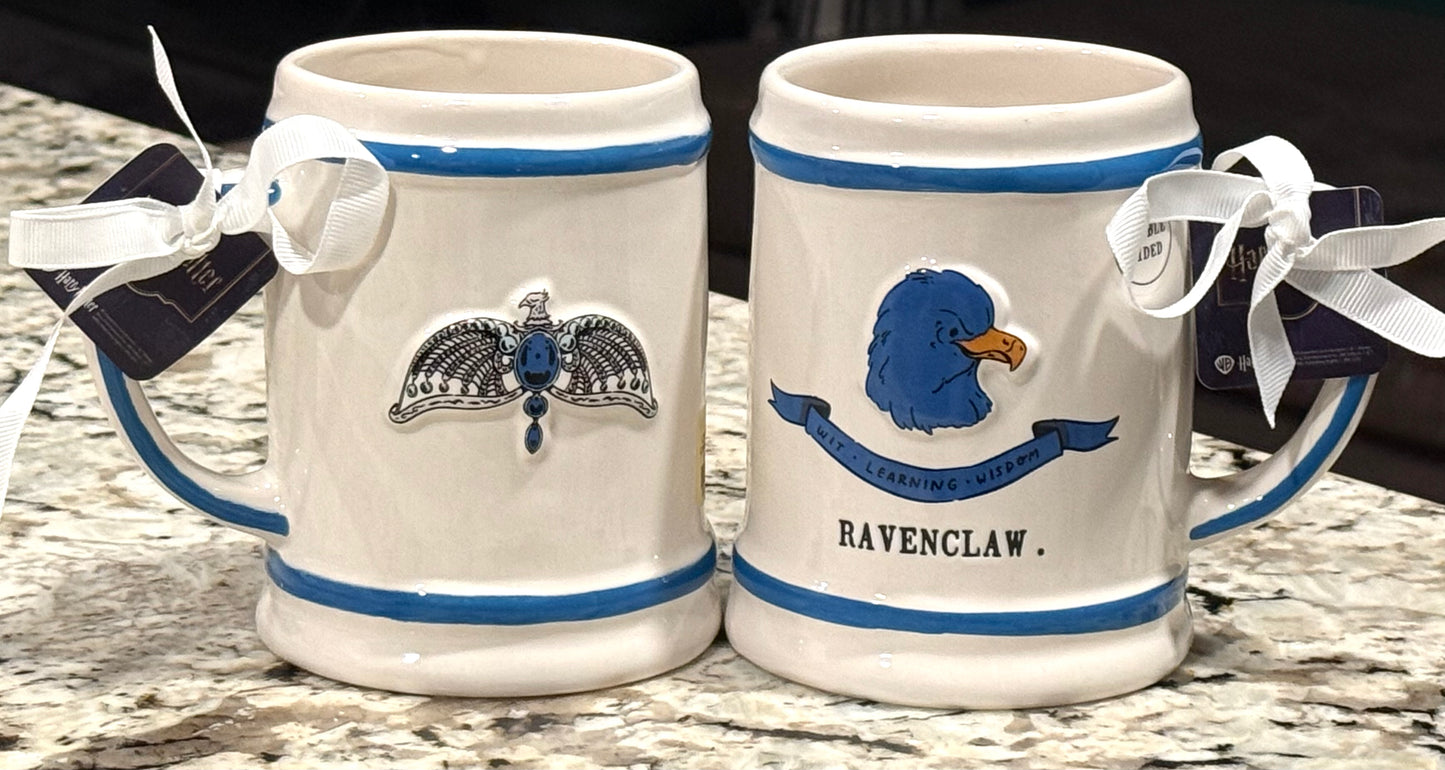 New Rae Dunn x Harry Potter ceramic coffee mug double sided RAVENCLAW university style