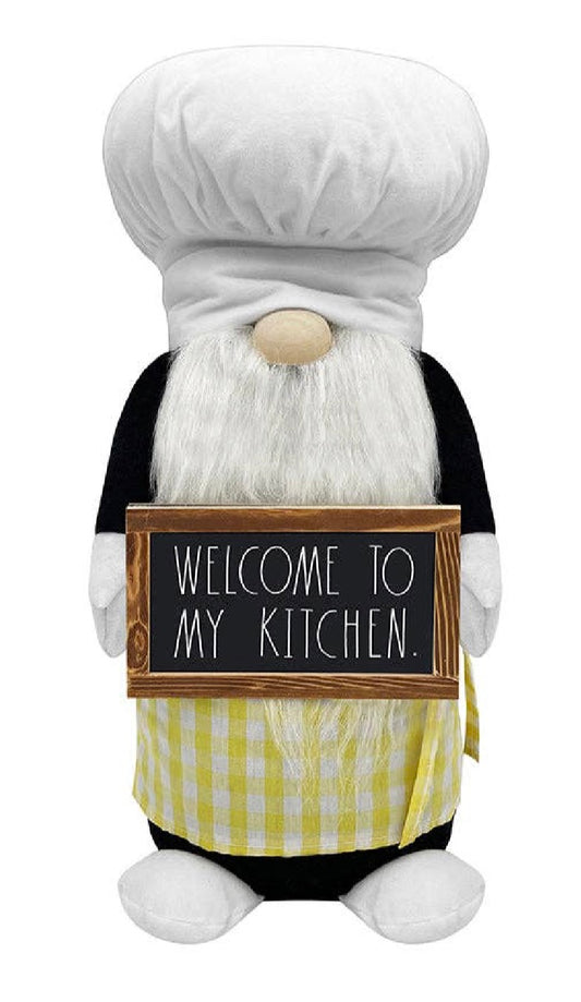 New Rae Dunn "Welcome To My Kitchen" plush Gnome decor
