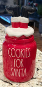 New Rae Dunn ceramic Christmas canister COOKIES 🍪 FOR SANTA