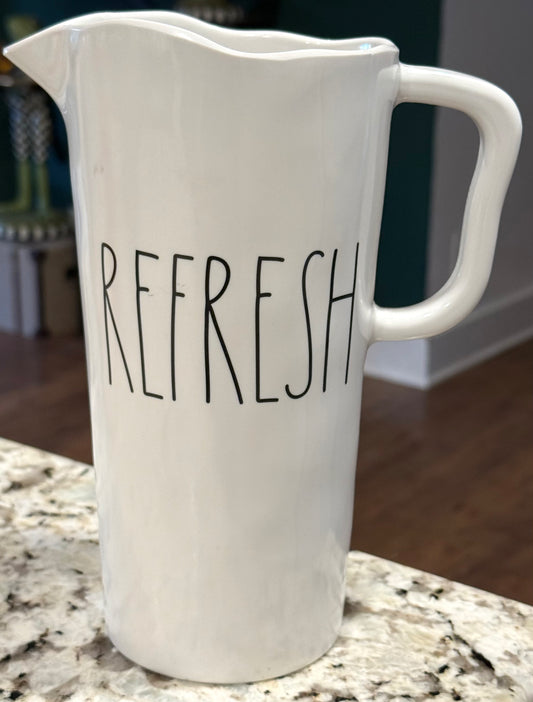 New Rae Dunn REFRESH melamine pitcher