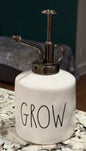 New Rae Dunn white ceramic GROW plant mister