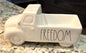 New Rae Dunn white ceramic truck decor FREEDOM