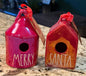 New Rae Dunn 2-piece Christmas ornament set MERRY & SANTA