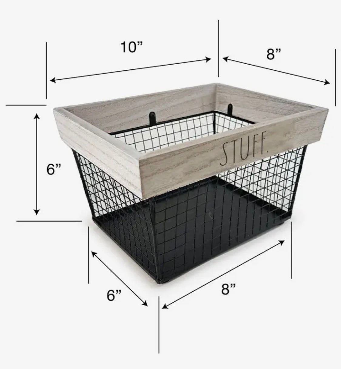 New Rae Dunn wire storage basket STUFF
