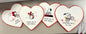 New Rae Dunn x Peanuts Snoopy ceramic 4-piece heart coaster set