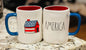 New Rae Dunn ceramic AMERICA 🇺🇸 barn July 4th coffee mug decor