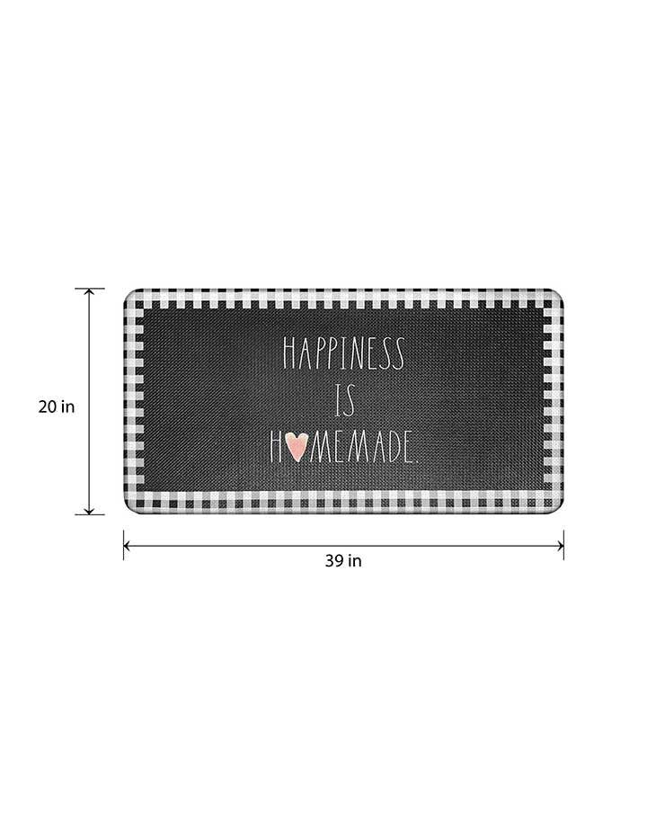 New Rae Dunn 20" x 39" Happiness is Homemade" anti fatigue mat