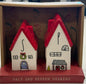 New Rae Dunn Christmas homes salt & pepper shaker set