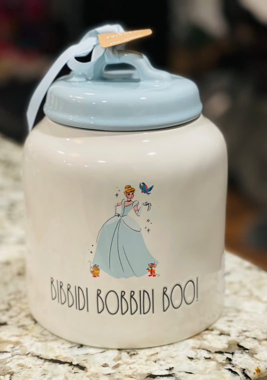 New Rae Dunn Disney Cinderella canister BIBBIDI BOBBIDI BOO!