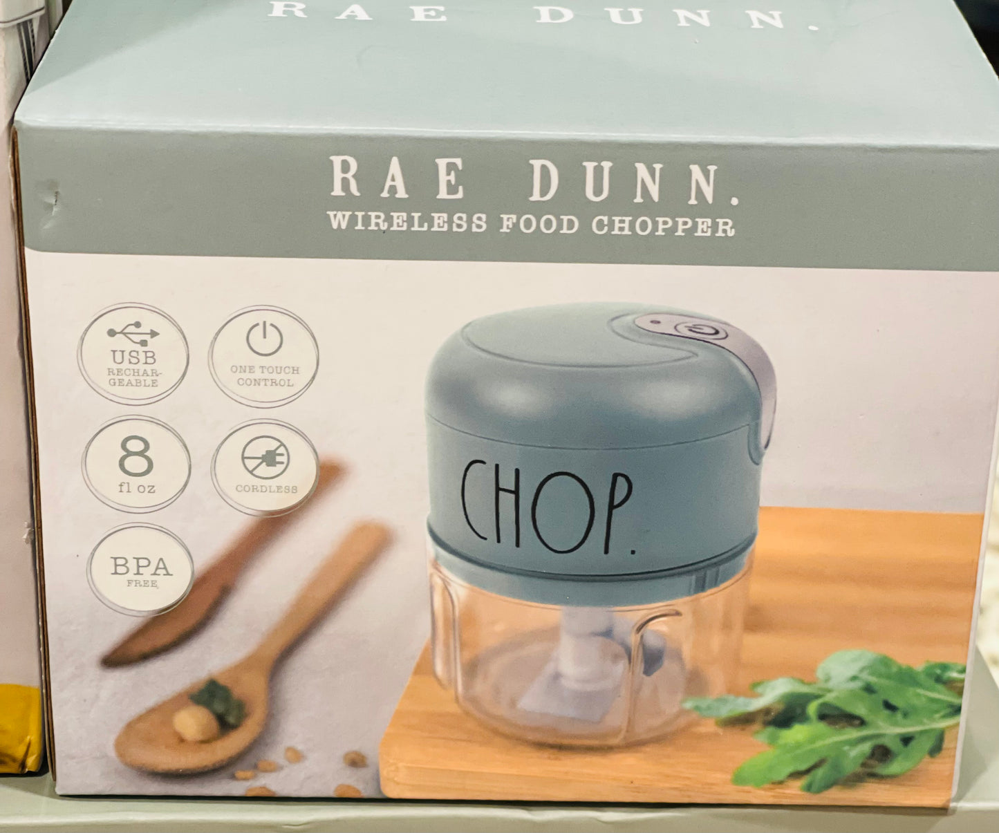 Rae Dunn mini food chopper - CHOP White