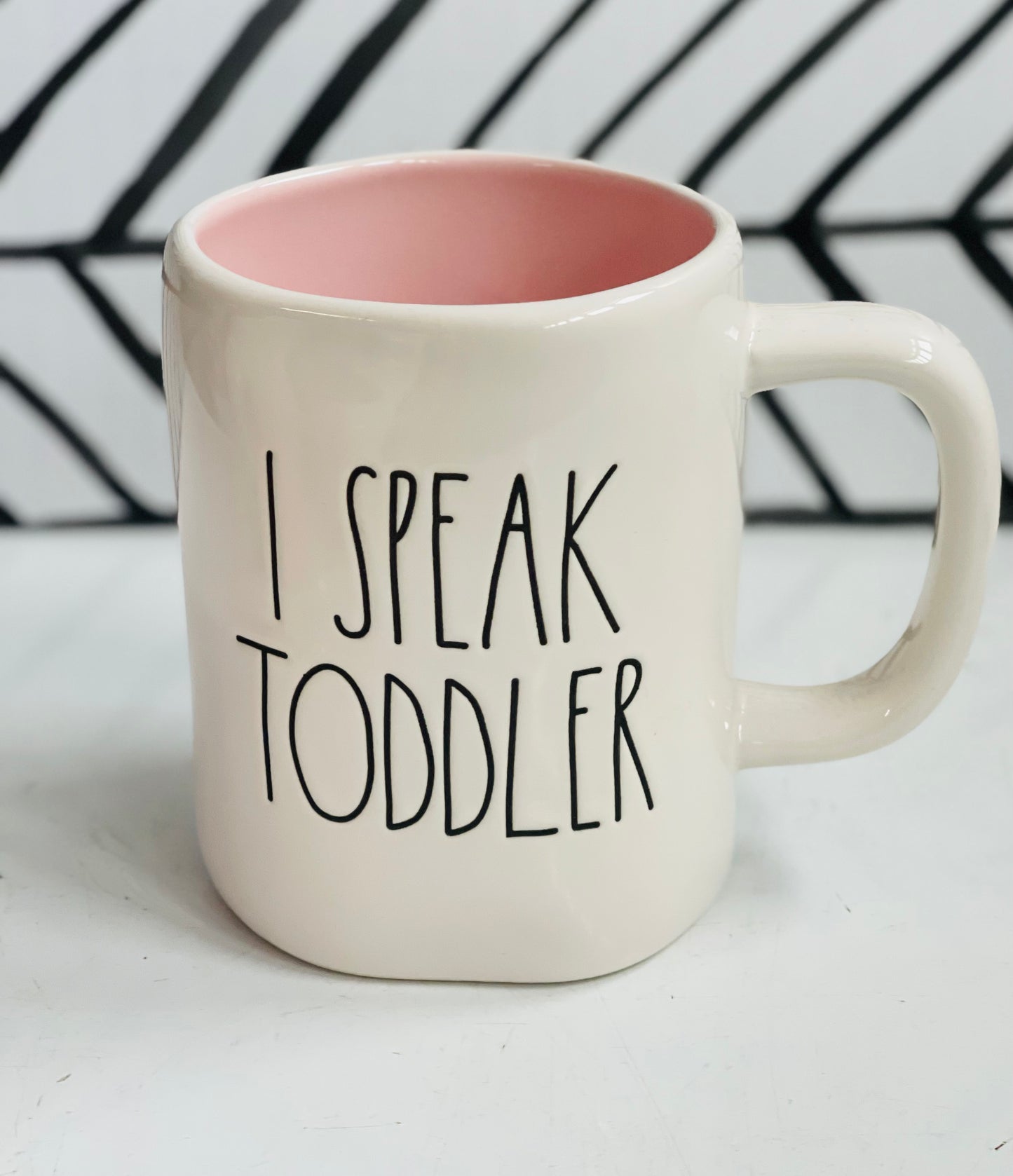 New Rae Dunn ceramic coffee mug I SPEAK TODDLER