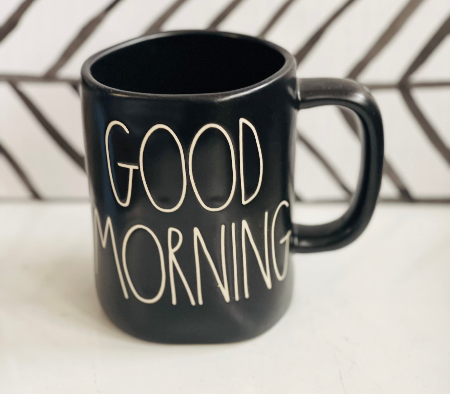 New Rae Dunn ceramic coffee mug-GOOD MORNING