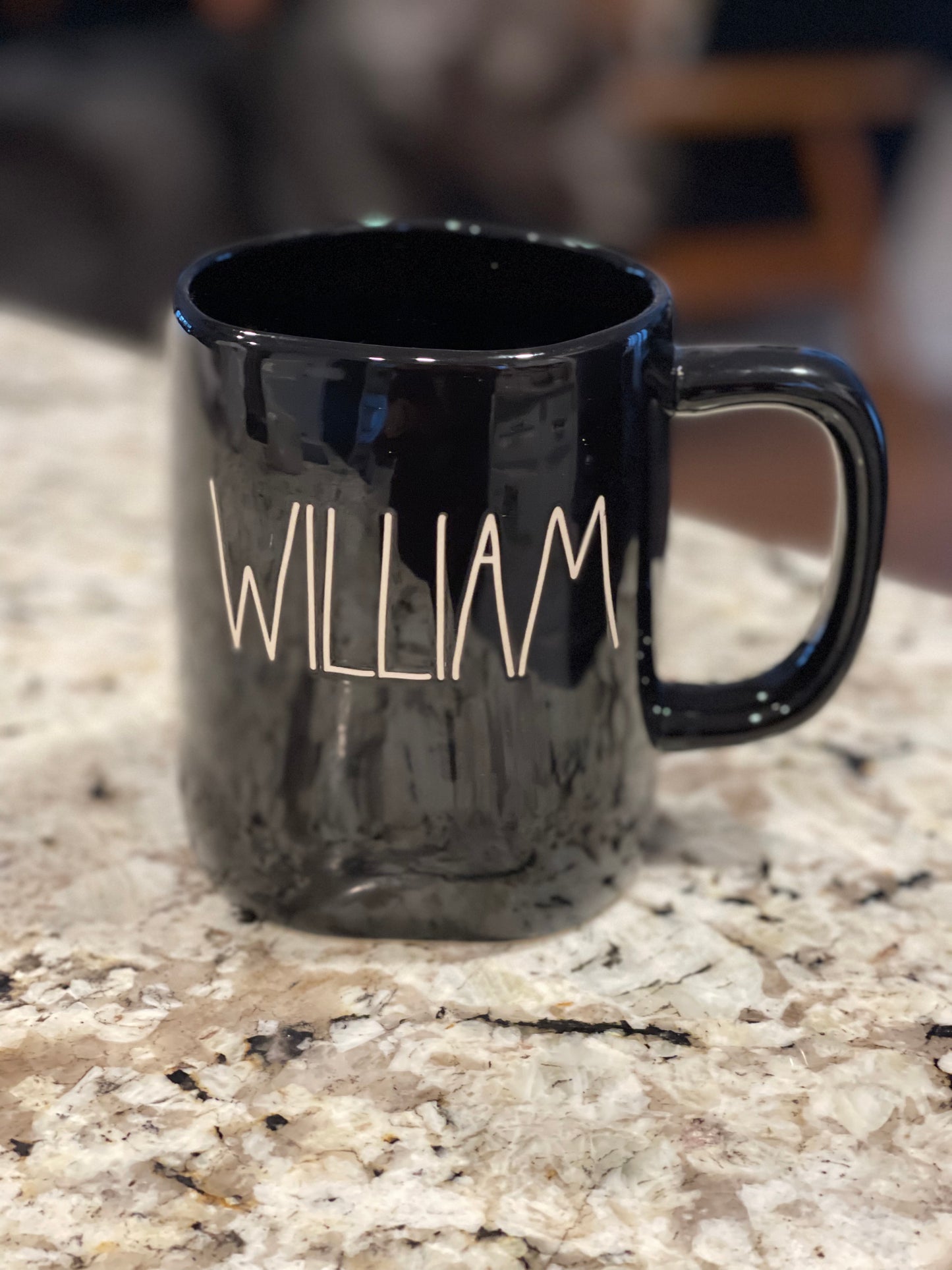 New Rae Dunn ceramic coffee mug WILLIAM