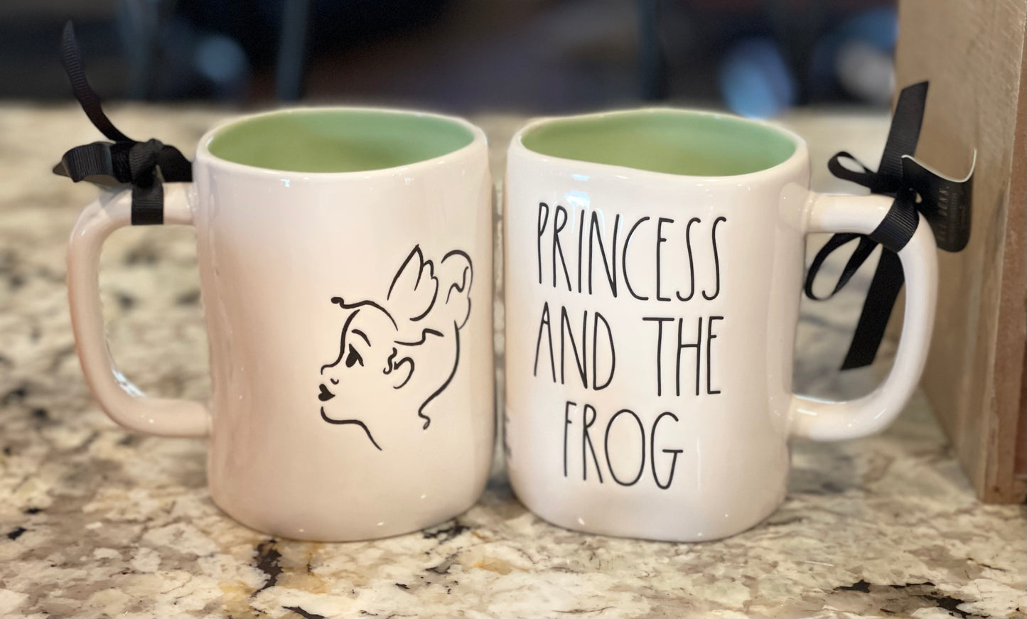 New Rae Dunn Disney Princess coffee mug PRINCESS & THE FROG