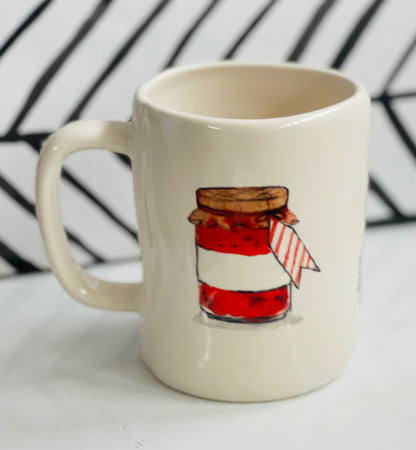 New Rae Dunn ceramic coffee mug-YOU’RE MY JAM